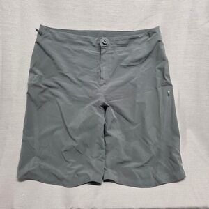 Patagonia Mens Grey Mountain Biking Shorts Size 38 Technical Trail Activewear